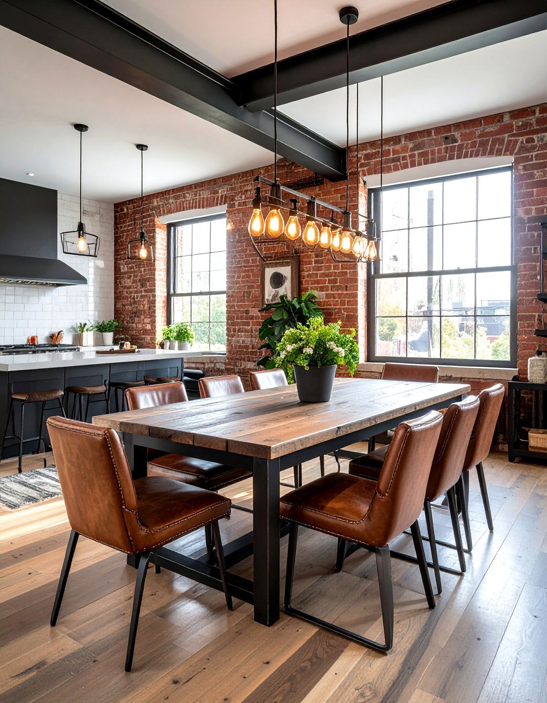 Industrial Formal Dining - 30 dining room formal entertaining ideas