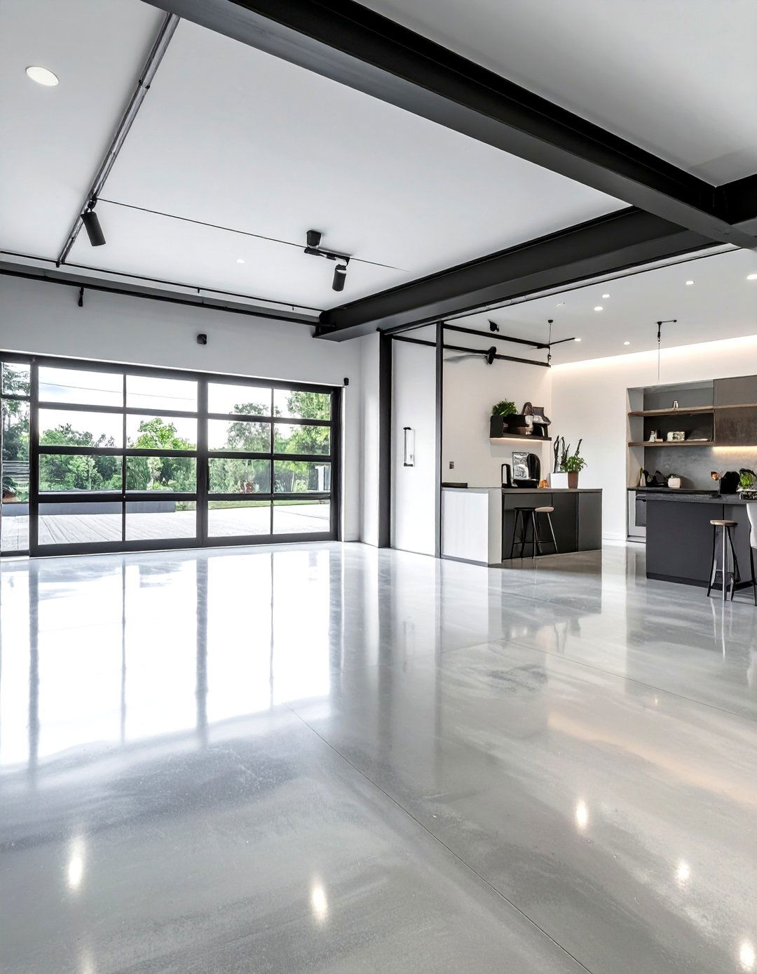 Industrial Garage Conversion - 30 industrial home decor ideas