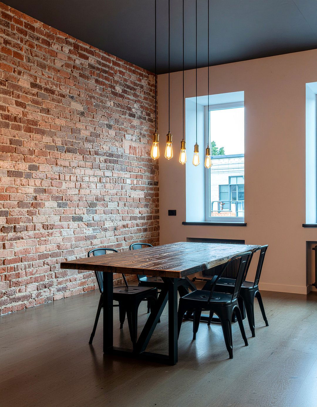 Industrial Gold Pipe Light - 30 gold chandelier dining room ideas