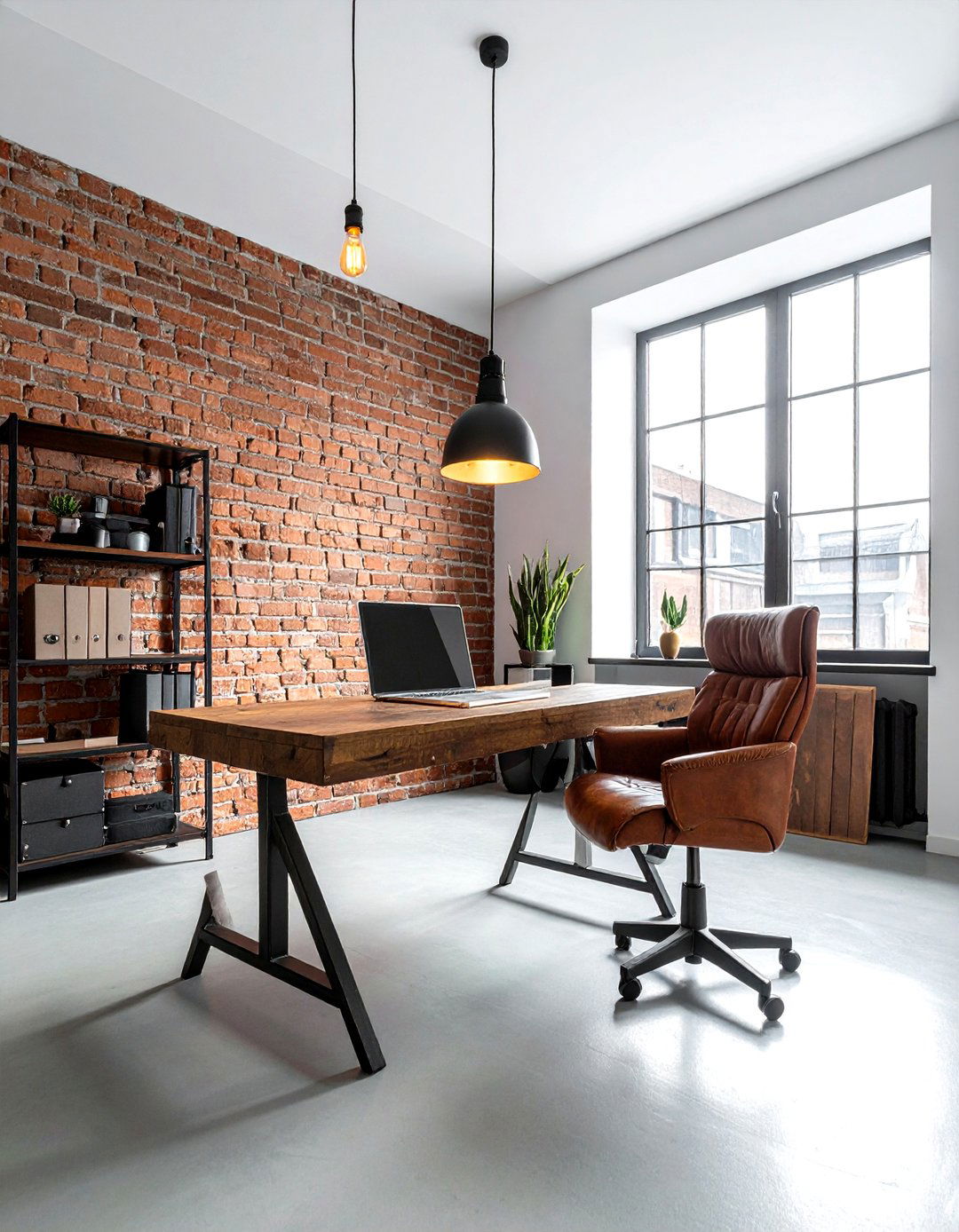 Industrial Home Office - 30 top decor ideas