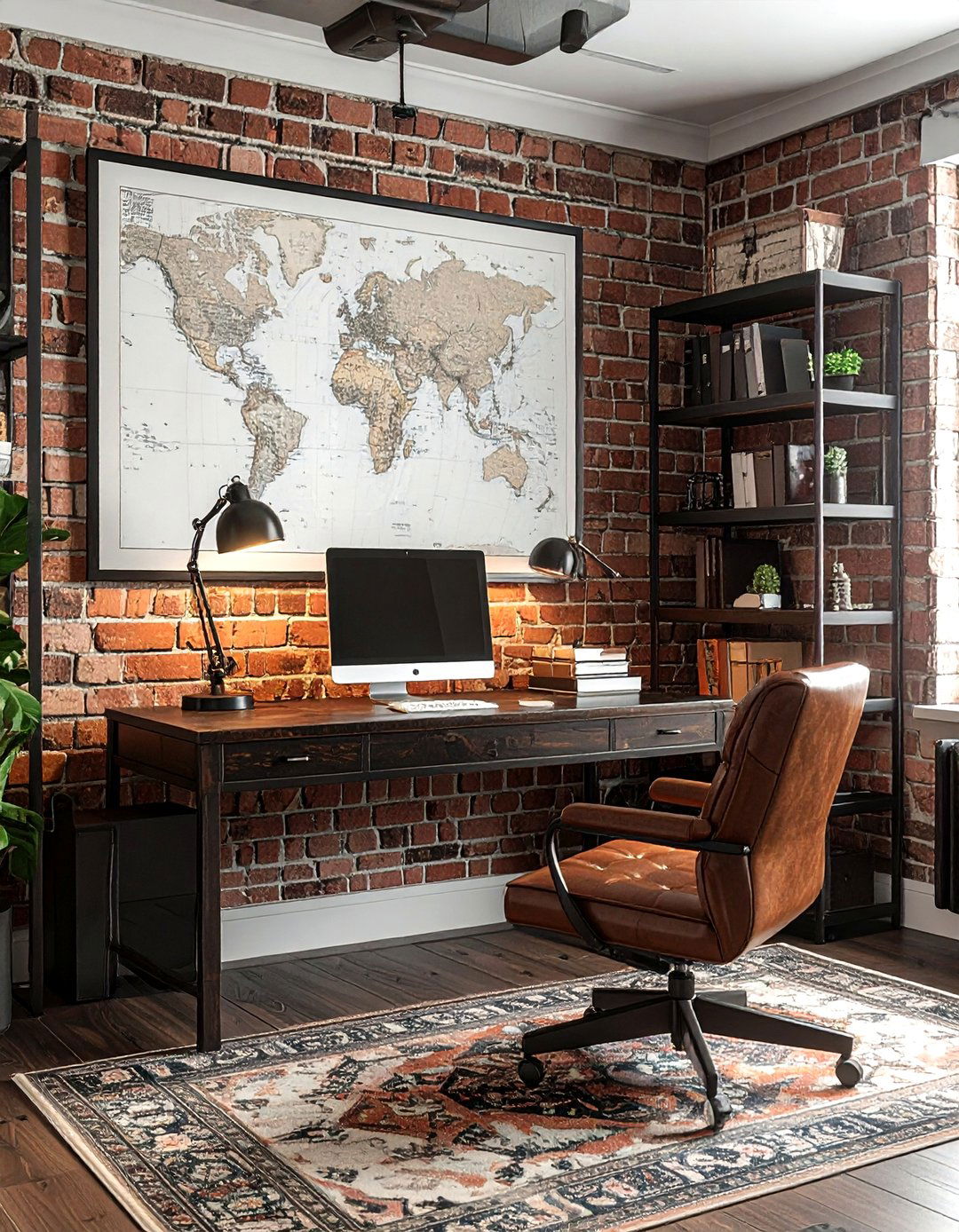 Industrial Home Office - 30 uncomplicated decor ideas