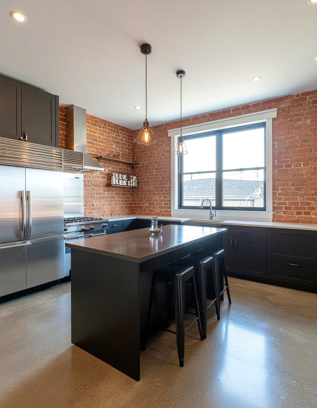 Industrial Kitchen - 30 full kitchen remodel ideas