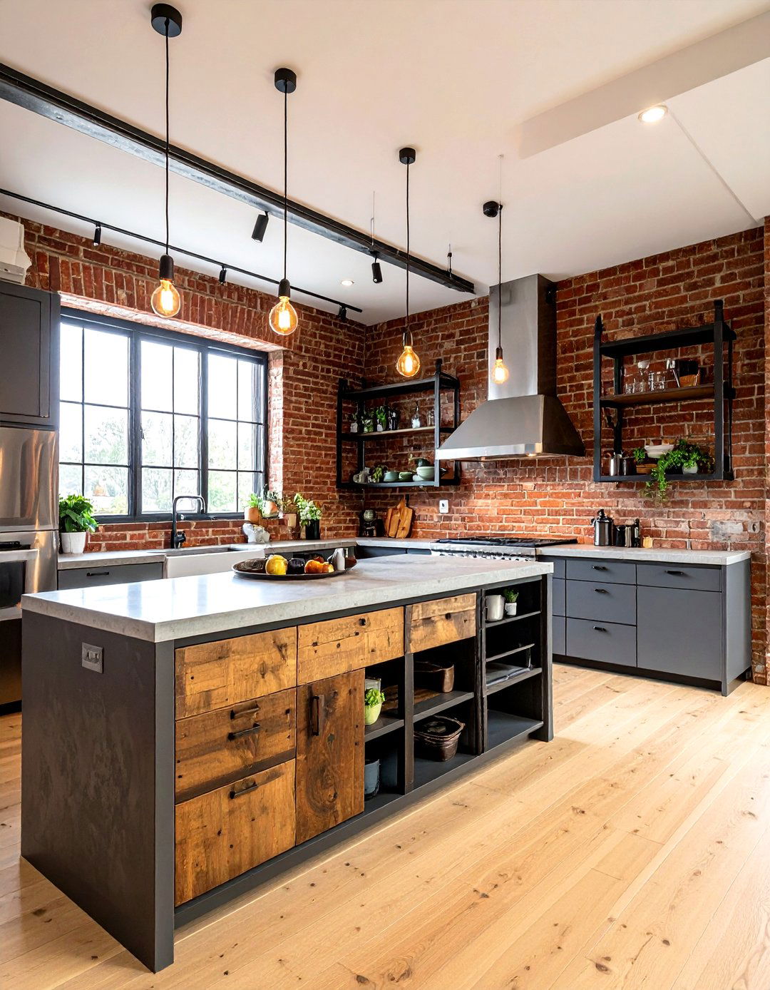 Industrial Kitchen - 30 harmonious kitchen ideas