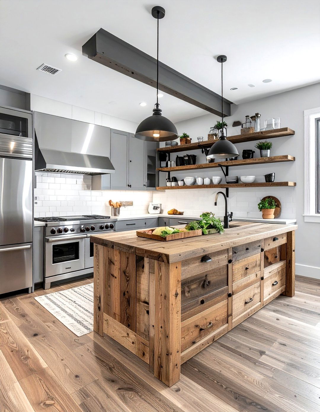 Industrial Kitchen - 30 industrial home decor ideas