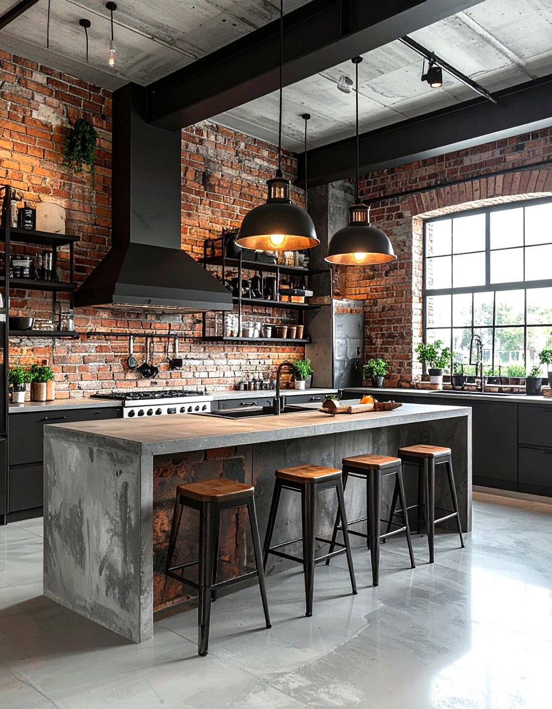 Industrial Kitchen - 30 kitchen innovation ideas