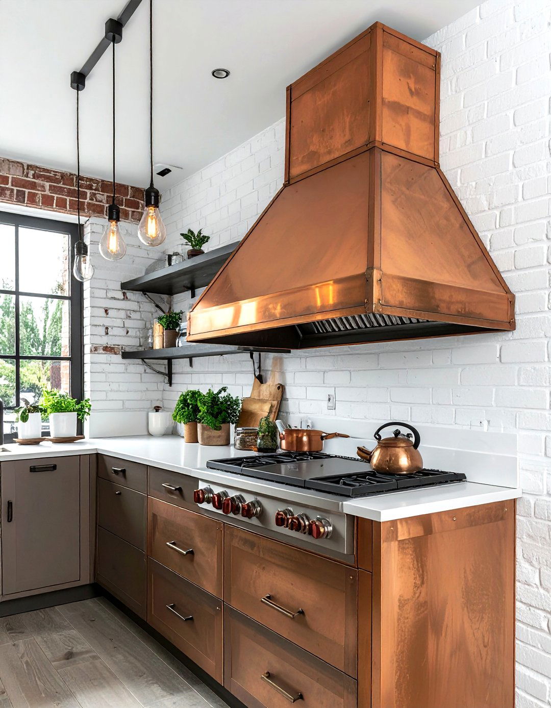 Industrial Kitchen Copper Hood - 30 copper hood kitchen ideas