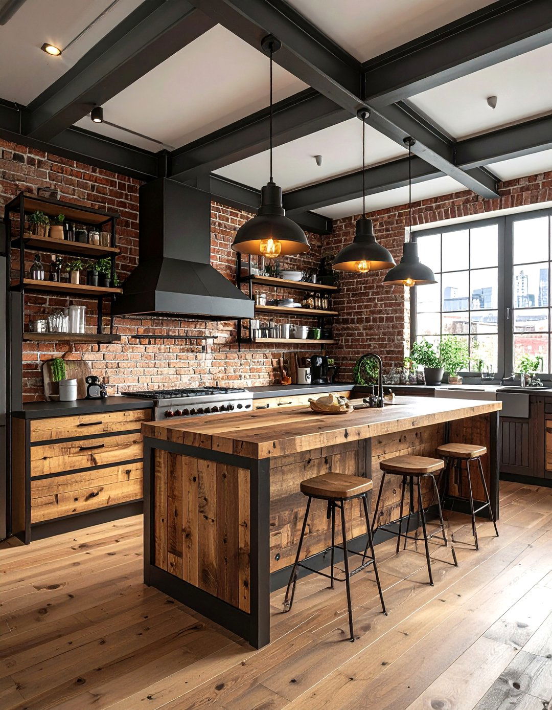 Industrial Kitchen Decor - 30 cozy kitchen ideas