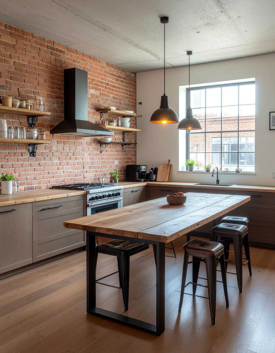 Industrial Kitchen Nook - 30 kitchen nook ideas