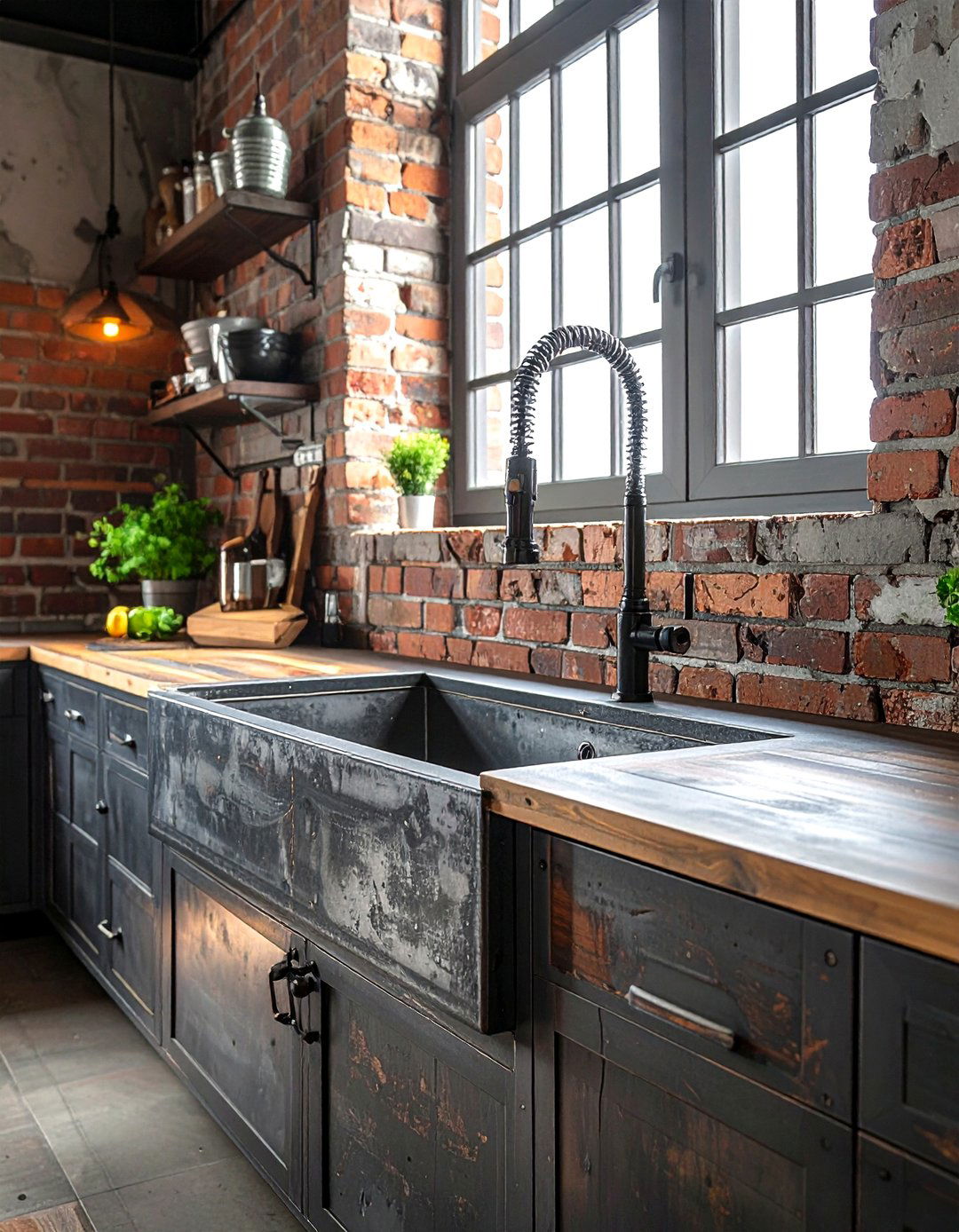 Industrial Kitchen Sink - 30 stainless steel sink kitchen ideas