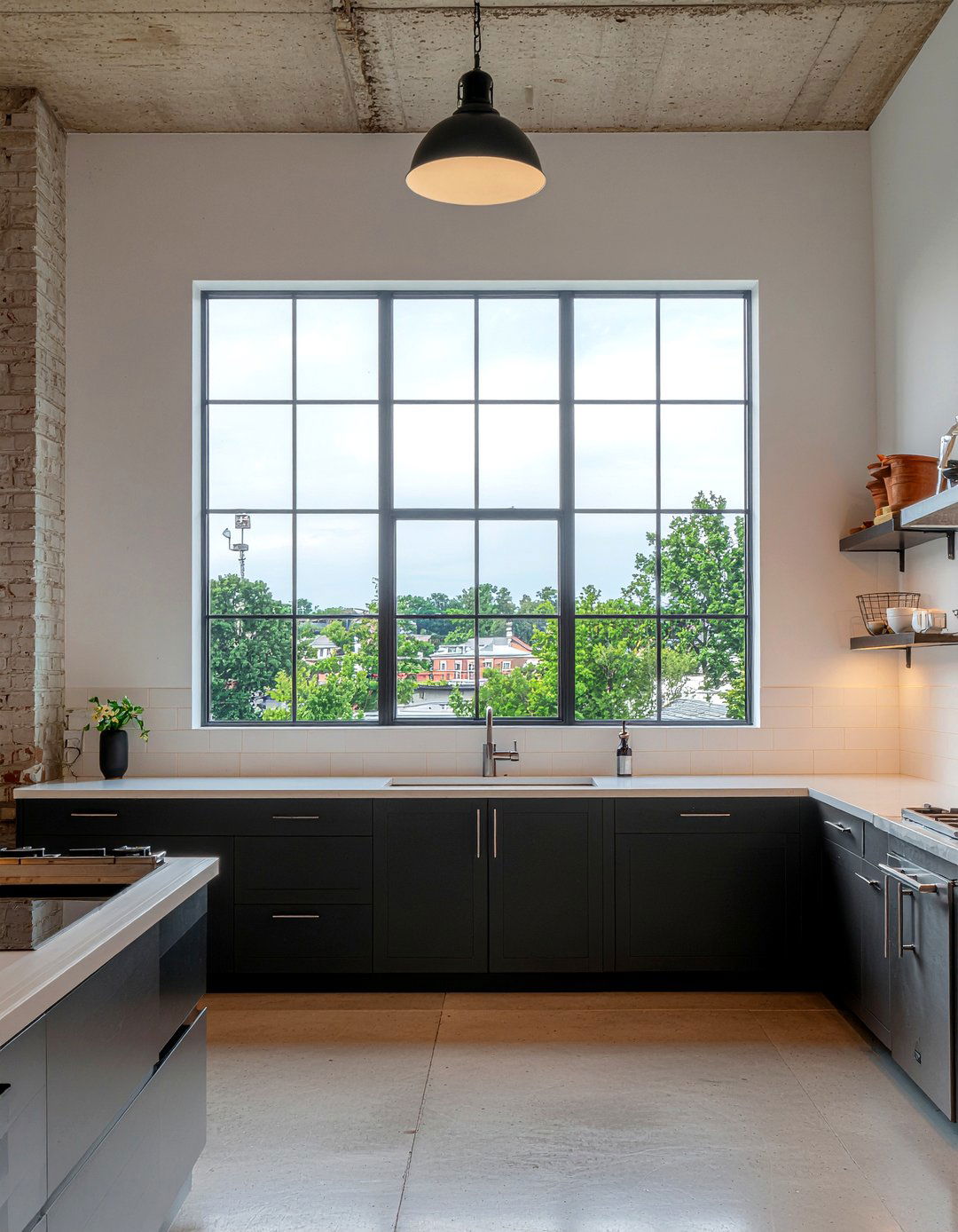 Industrial Kitchen Window - 30 kitchen window ideas