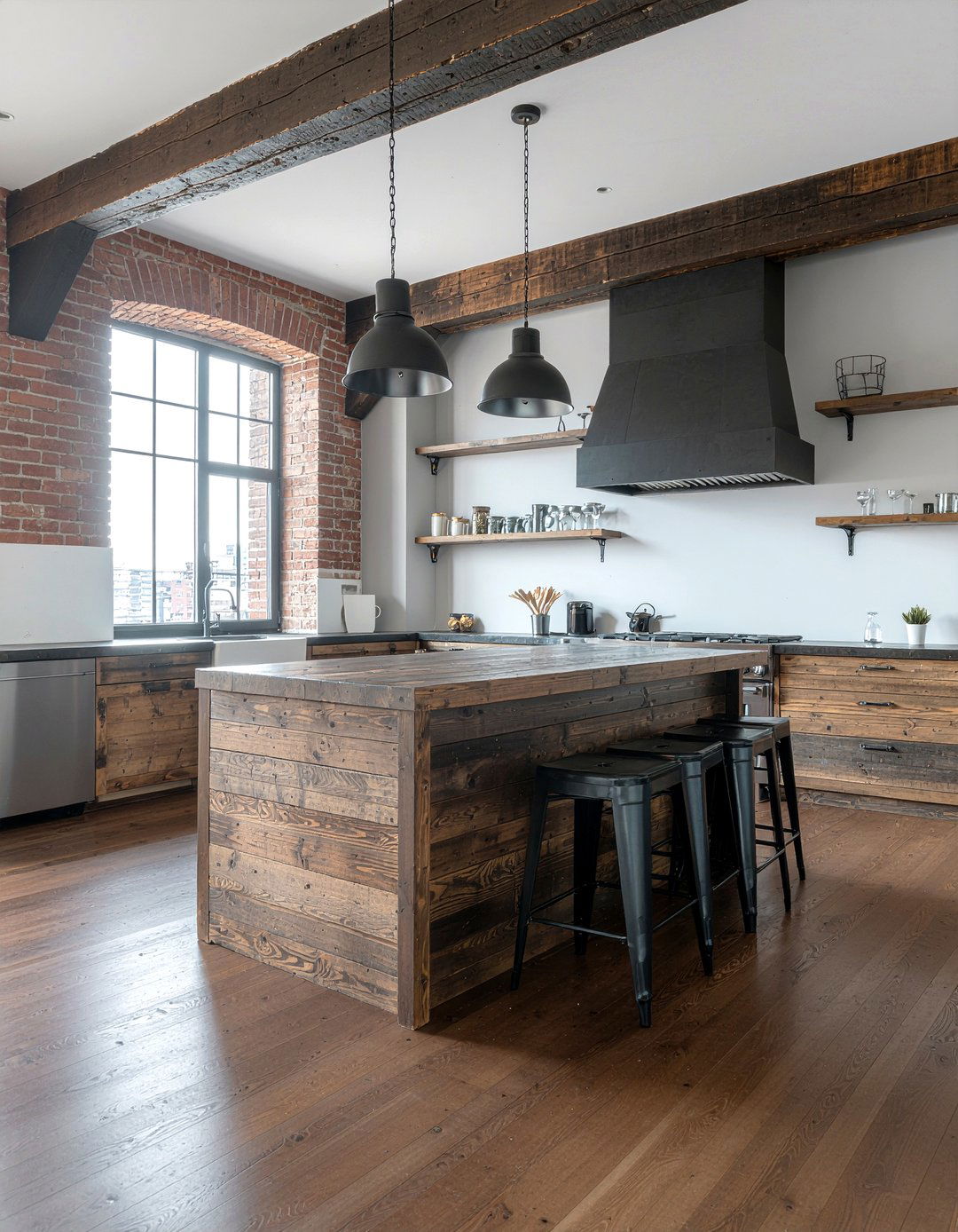 Industrial Laminate Kitchen - 30 laminate floor kitchen ideas