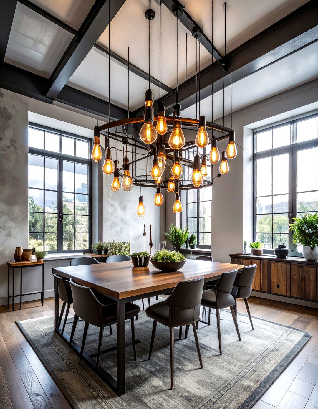 Industrial Lighting Fixtures - 30 industrial home decor ideas