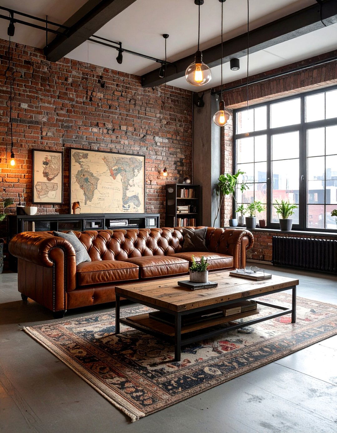Industrial Living Room - 30 living room themes