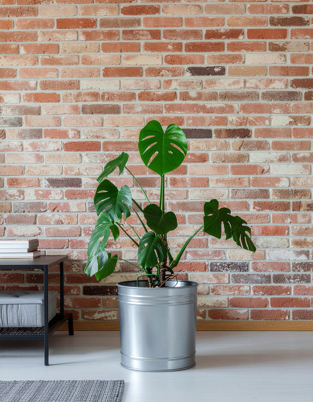 Industrial Living Room Monstera - 30 living room monstera ideas