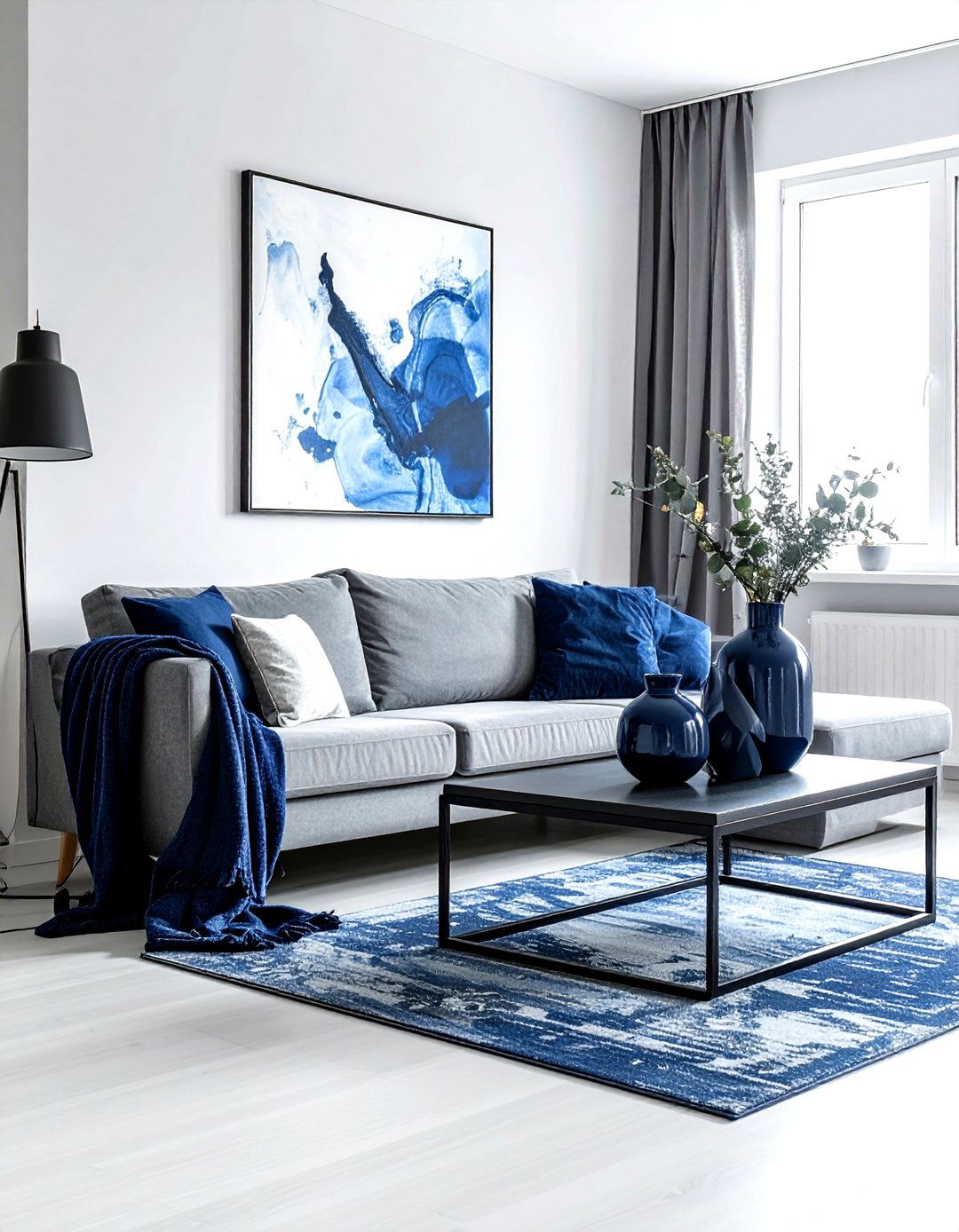 30 Industrial Navy Living Room Ideas for a Classic Modern Home