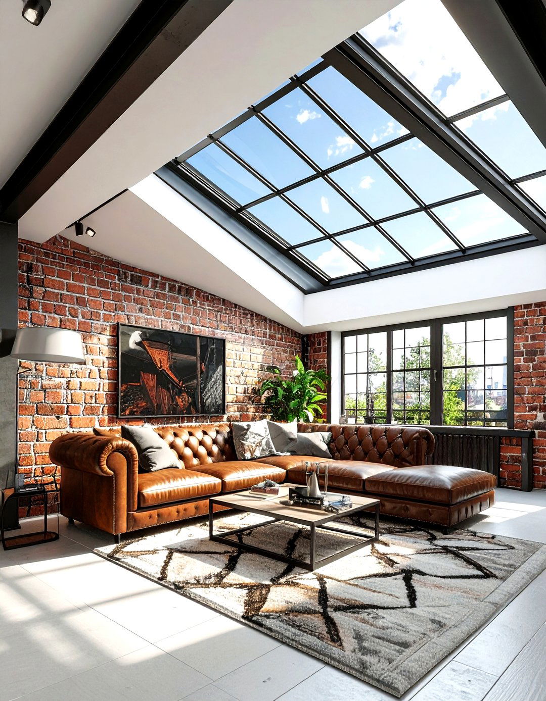 Industrial Living Room Skylight - 30 living room skylights