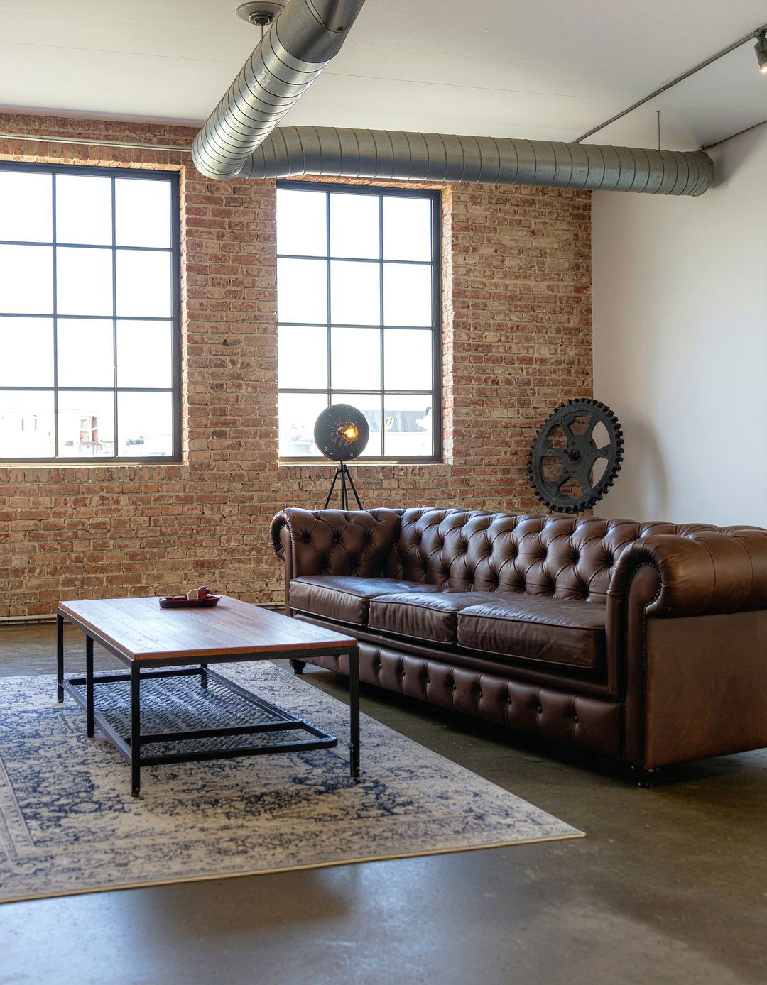 Industrial Living Room Tufted Sofa - 30 living room tufted sofa ideas