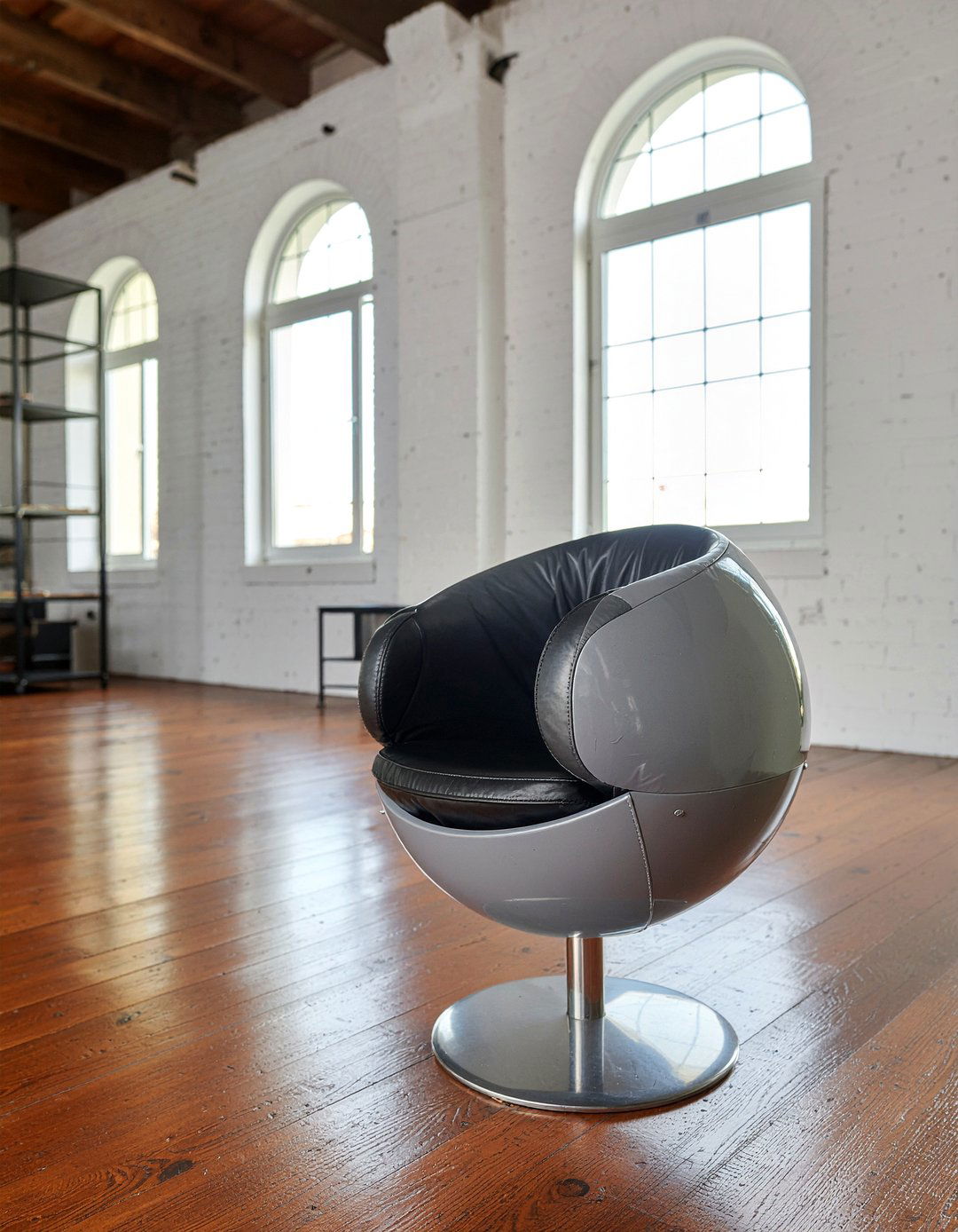 Industrial Loft Ball Chair - 30 living room ball chair ideas