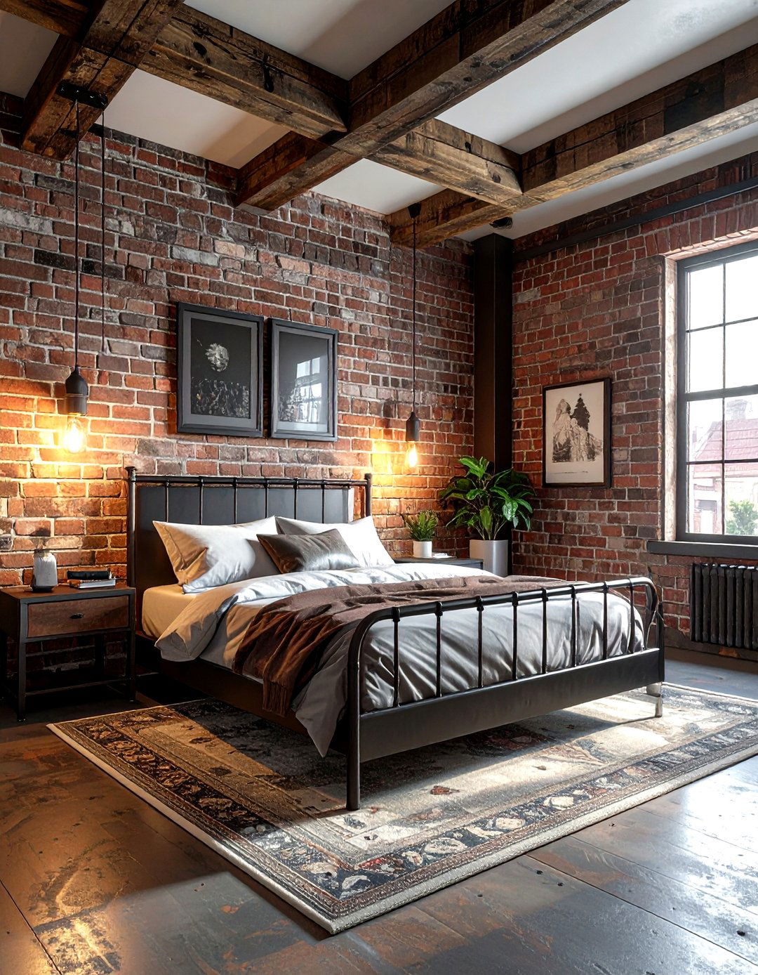 Industrial Loft Bedroom - 30 bedroom conversation starter ideas