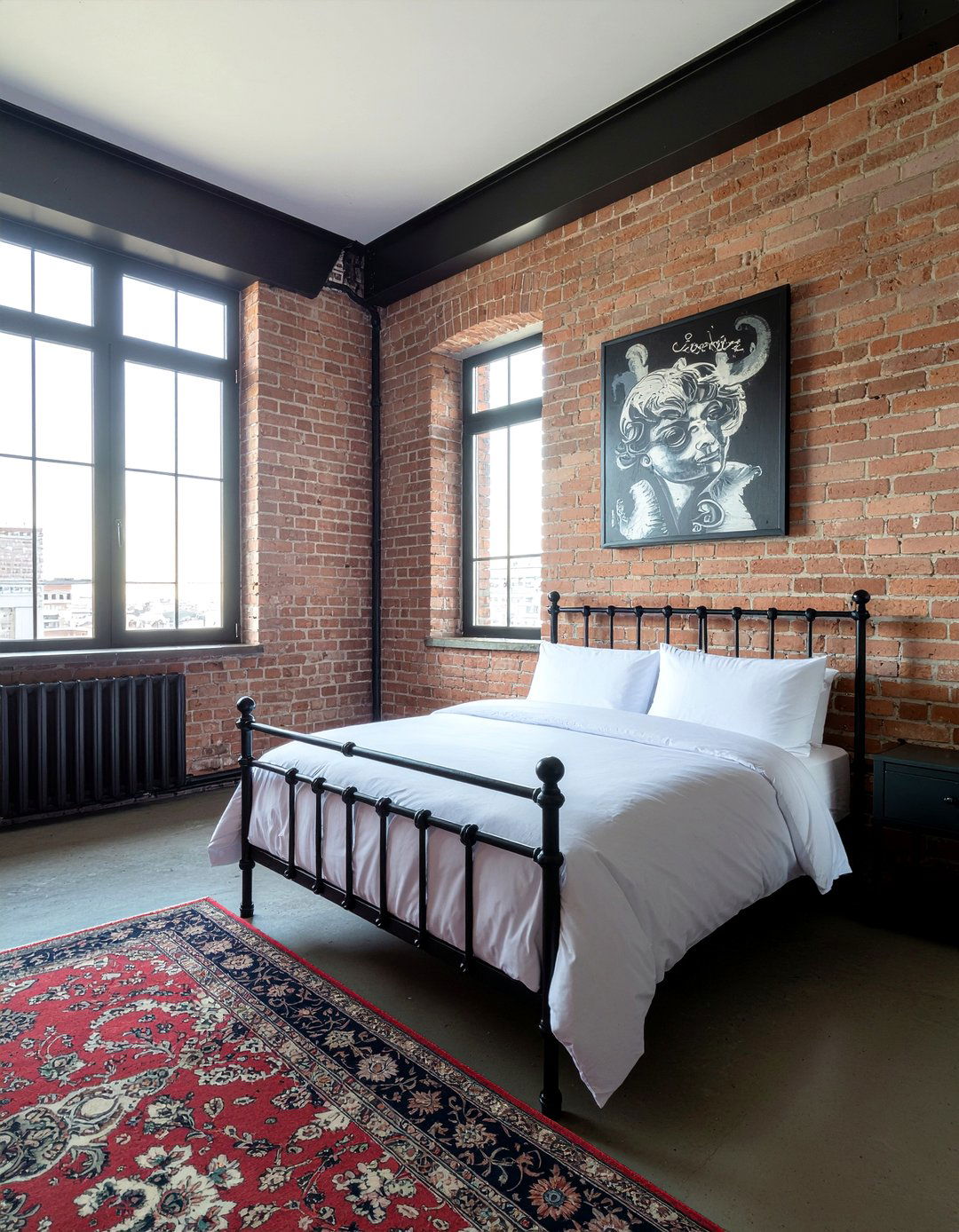 Industrial Loft Bedroom - 30 open plan bedroom ideas