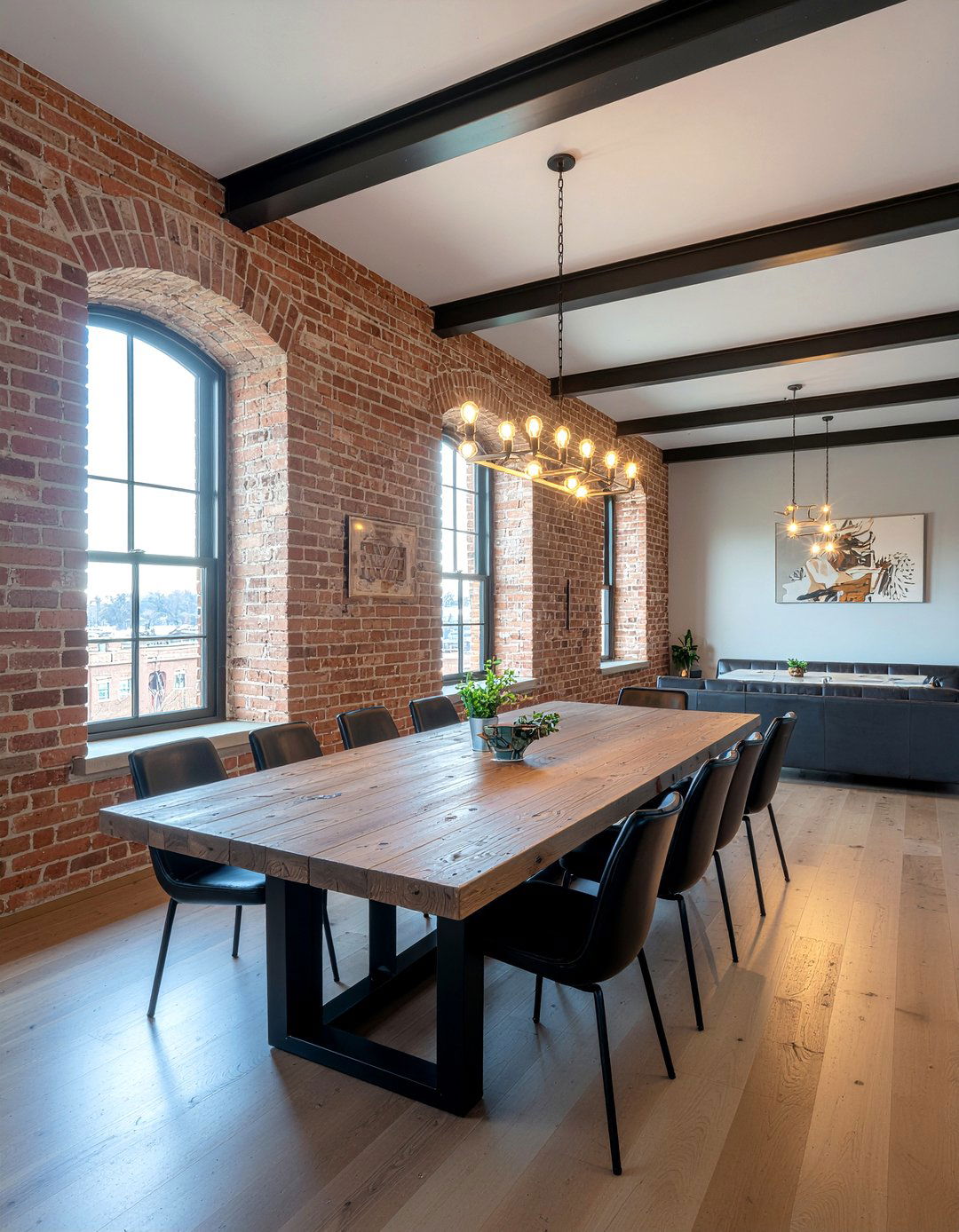 Industrial Loft Dining - 30 mansion dining room ideas