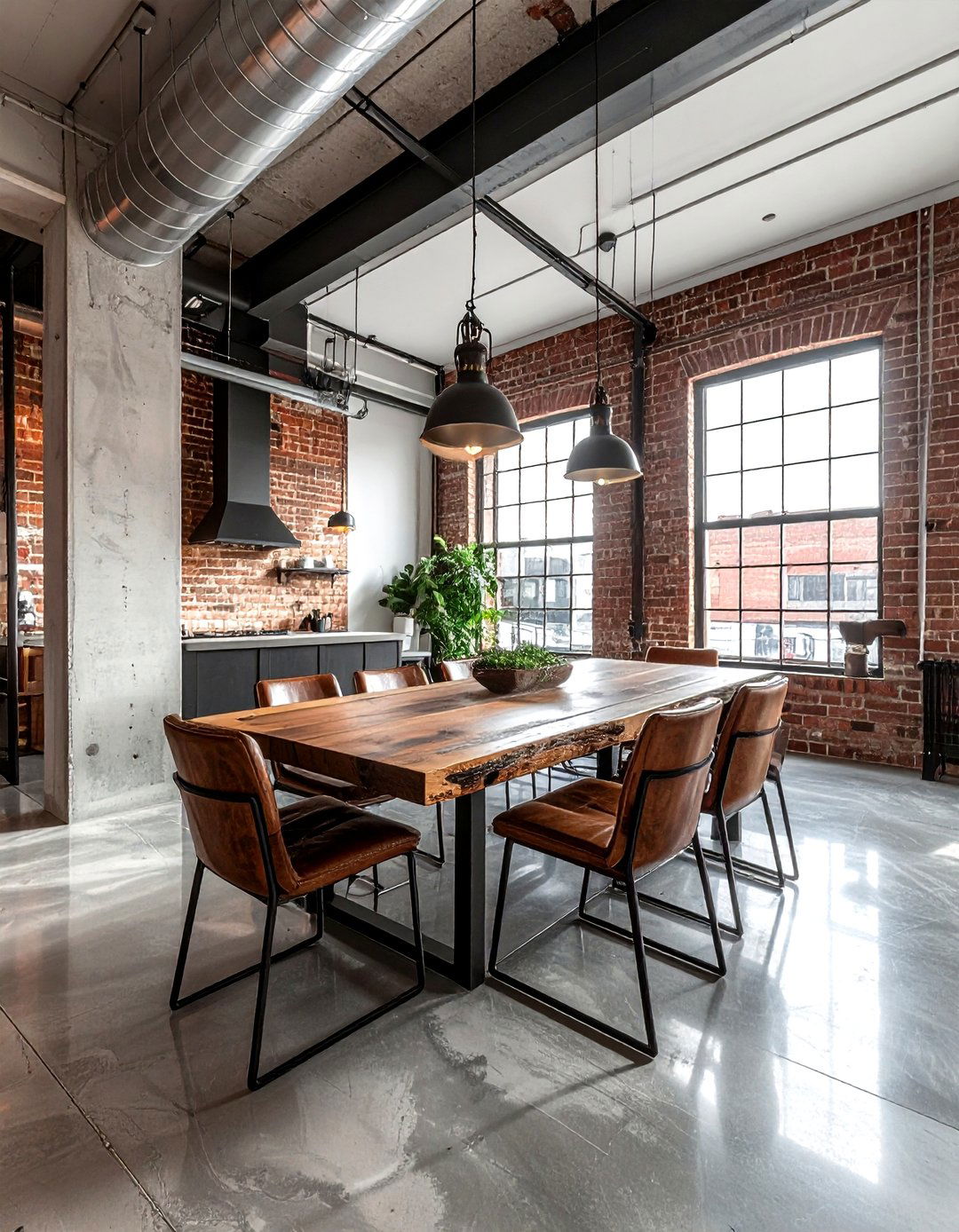 Industrial Loft Dining Room - 30 Los Angeles dining room ideas