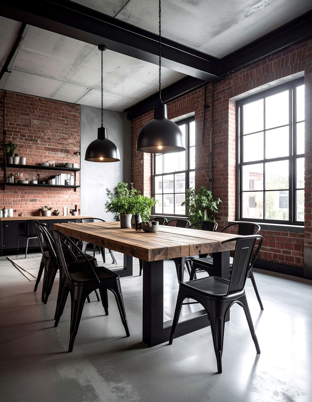 Industrial Loft Dining Room - 30 Brooklyn dining room ideas