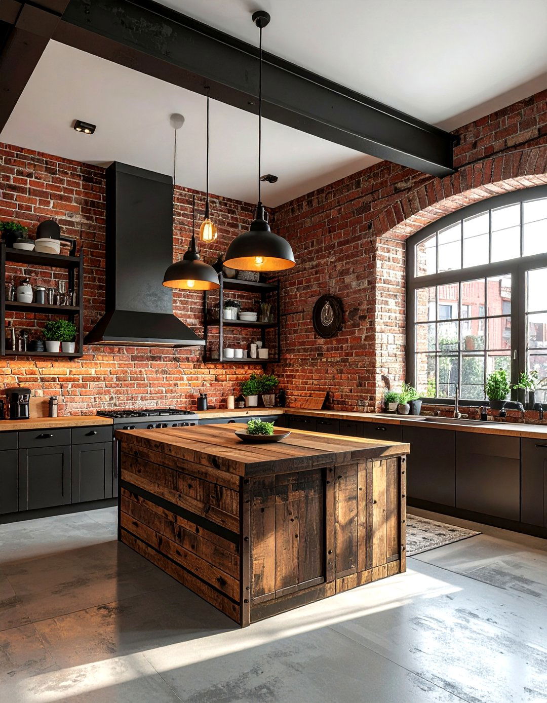 Industrial Loft Kitchen - 30 apartment kitchen ideas