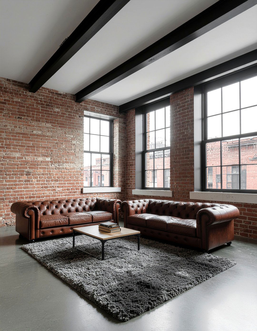 Industrial Loft Style - 30 penthouse living room ideas