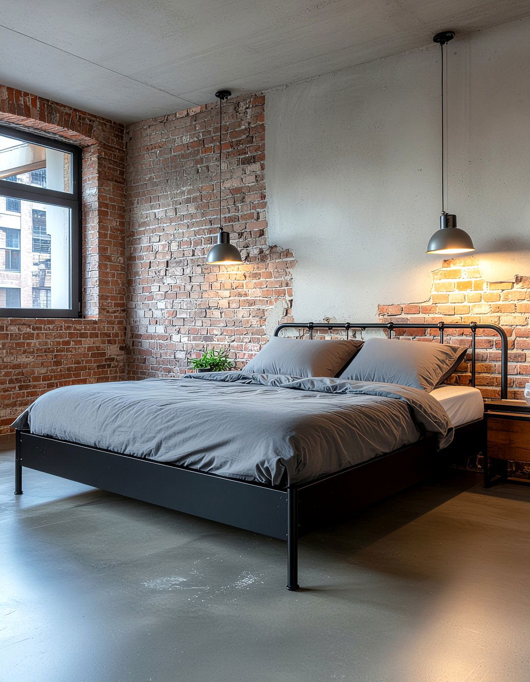 Industrial Loft Waterbed - 30 bedroom waterbed ideas