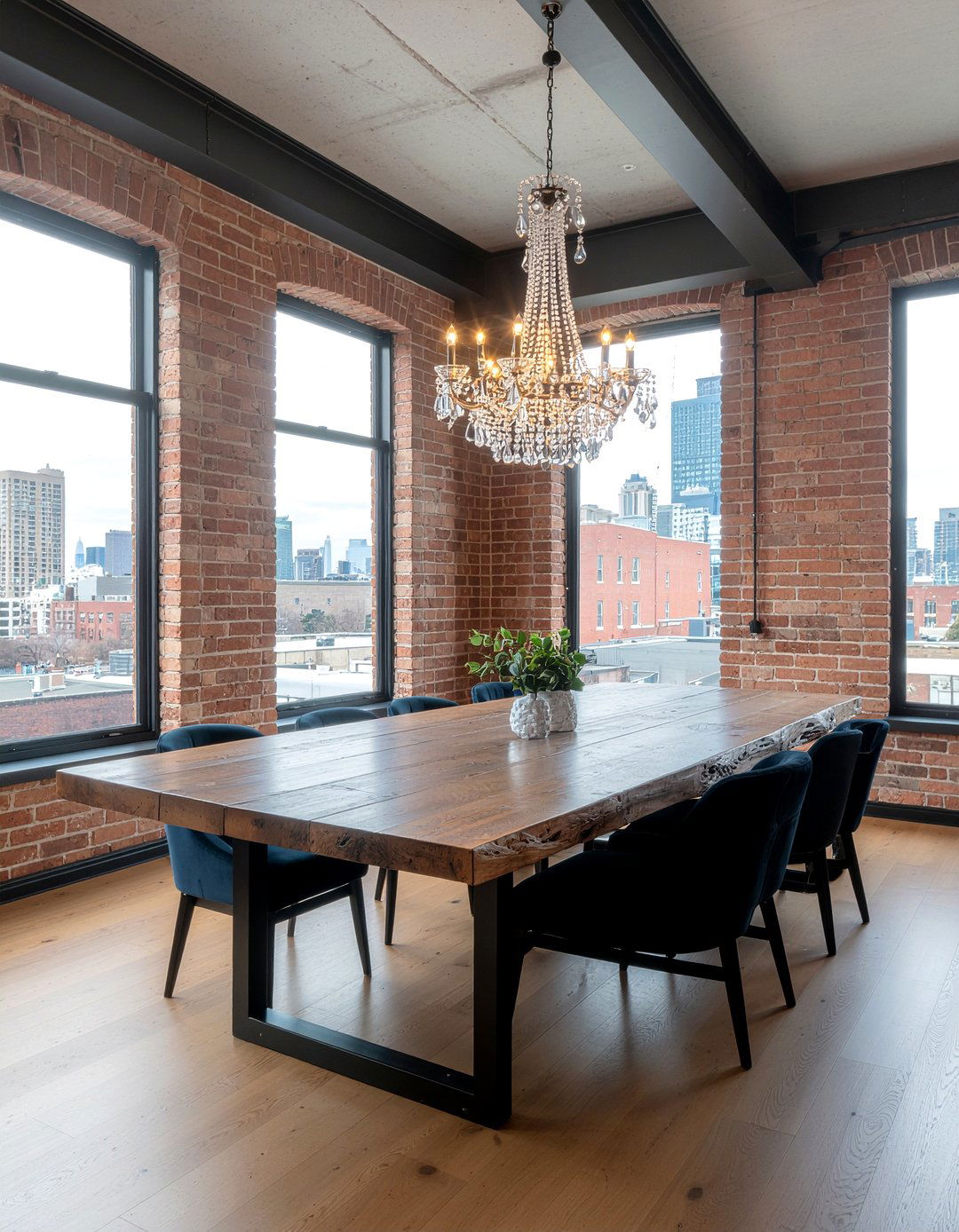 Industrial Luxury Dining Room - 30 majestic dining room ideas