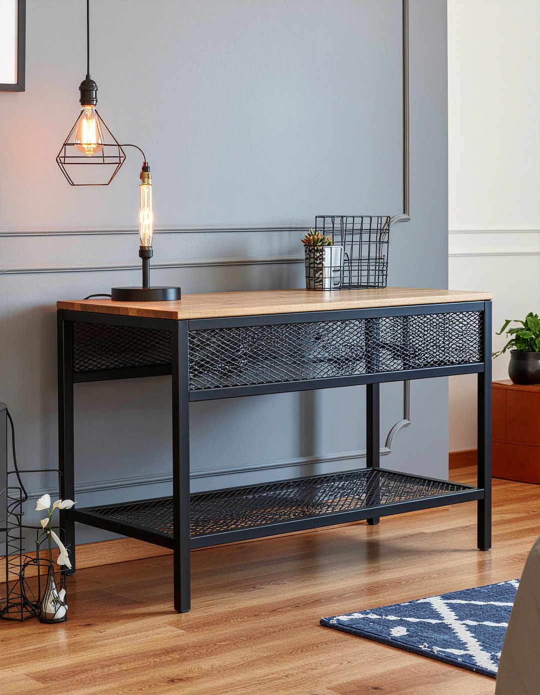 Industrial Metal Bedroom Desk - 30 bedroom desk ideas