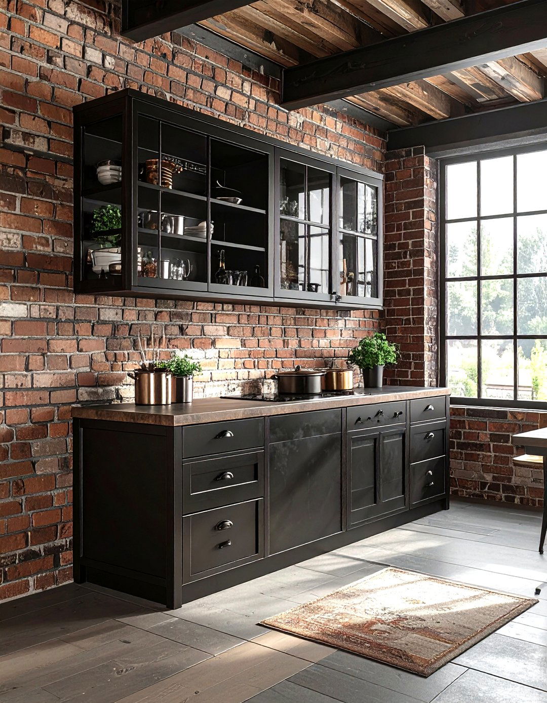 Industrial Metal Cabinet - 30 dining room cabinet storage ideas