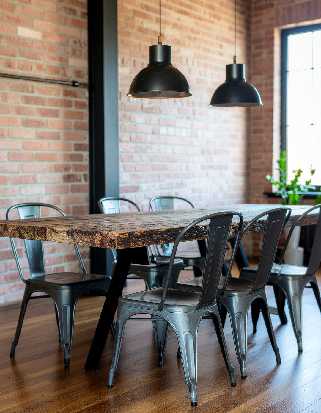 Industrial Metal Chairs - 30 dining room seating for 8 ideas