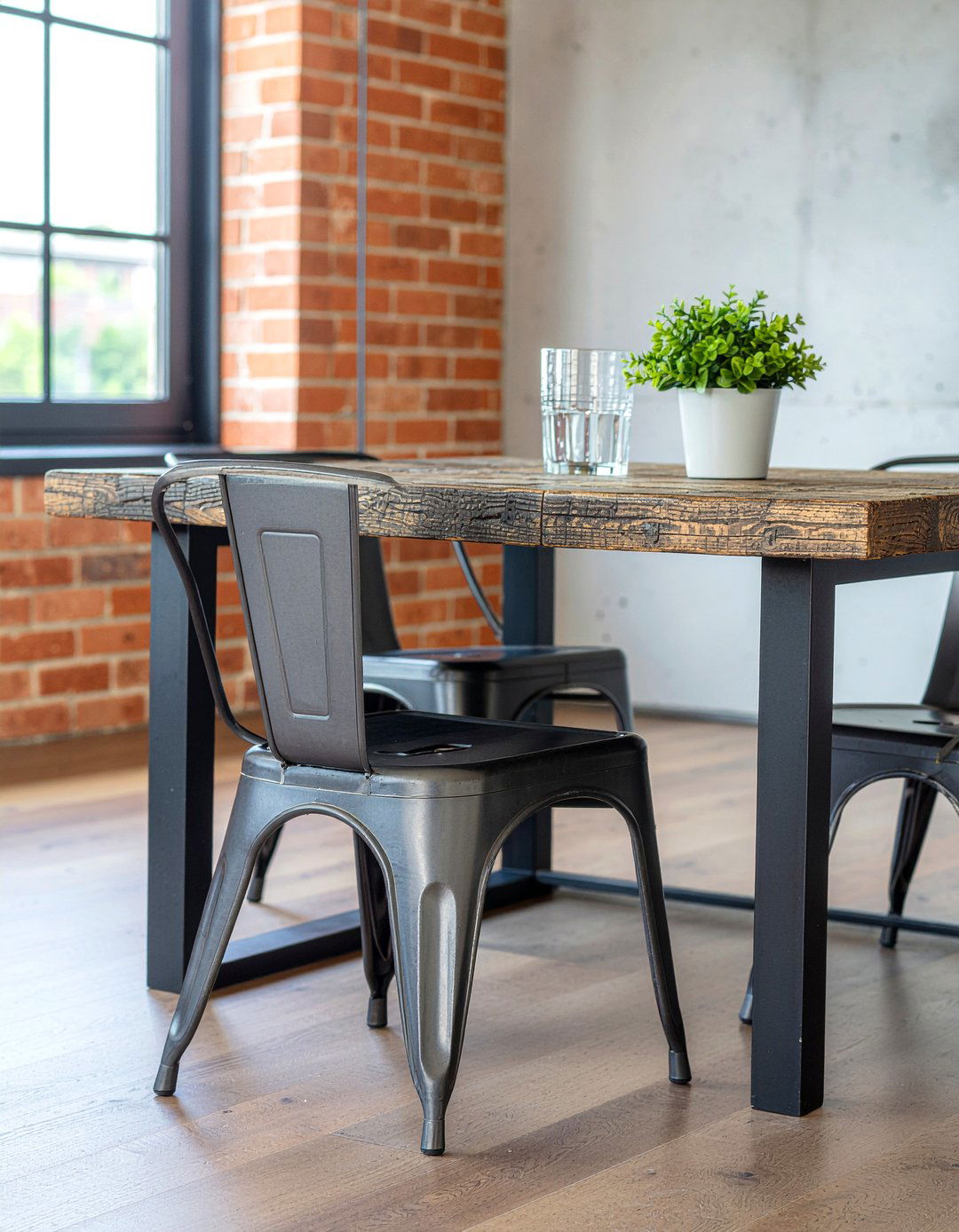 Industrial Metal Dining Chair - 30 dining room chair ideas