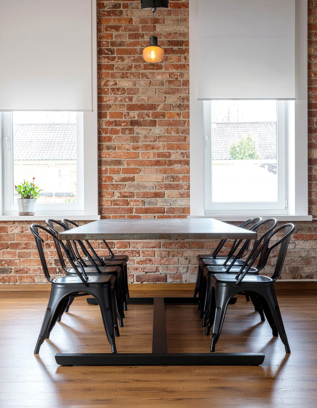 Industrial Metal Dining Furniture - 30 dining room entertaining ideas