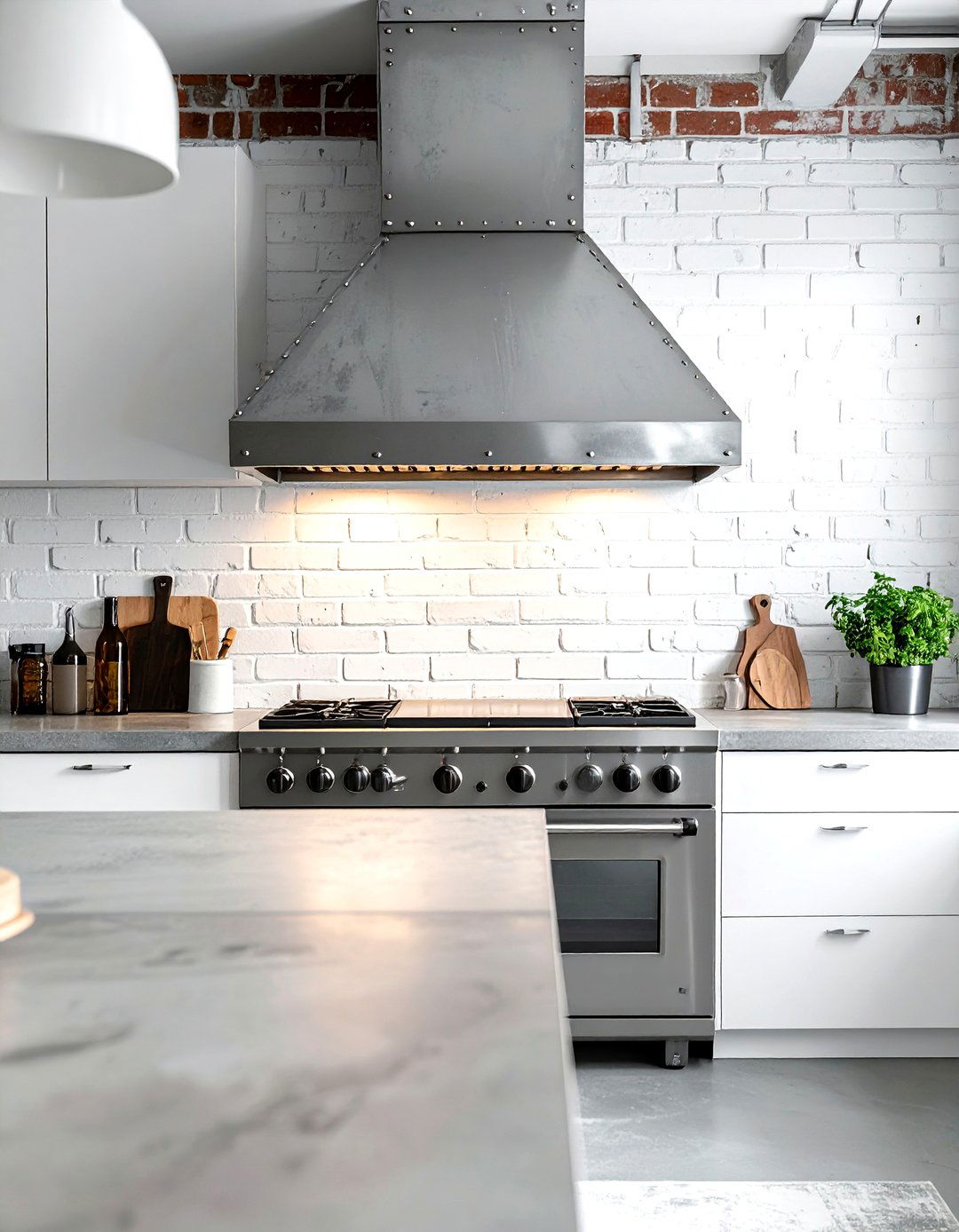 Industrial Metal Hood - 30 vent hood kitchen ideas