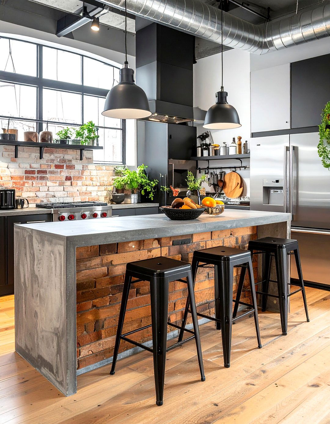 Industrial Metal Kitchen Stool - 30 counter stool kitchen ideas