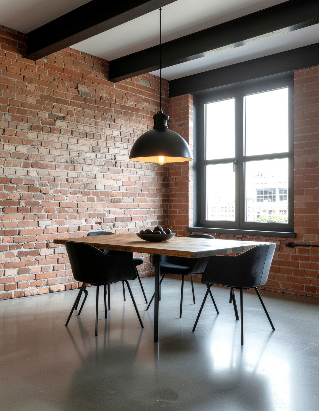 Industrial Metal Pendant Light - 30 dining room checklist ideas