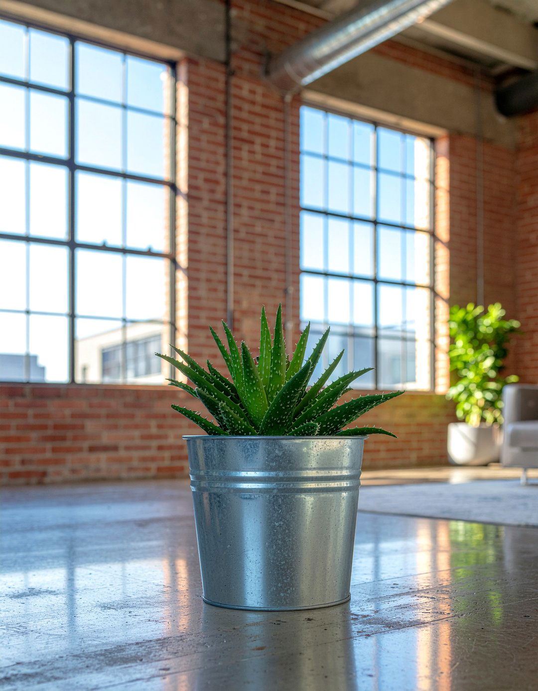 Industrial Metal Planter - 30 living room planters