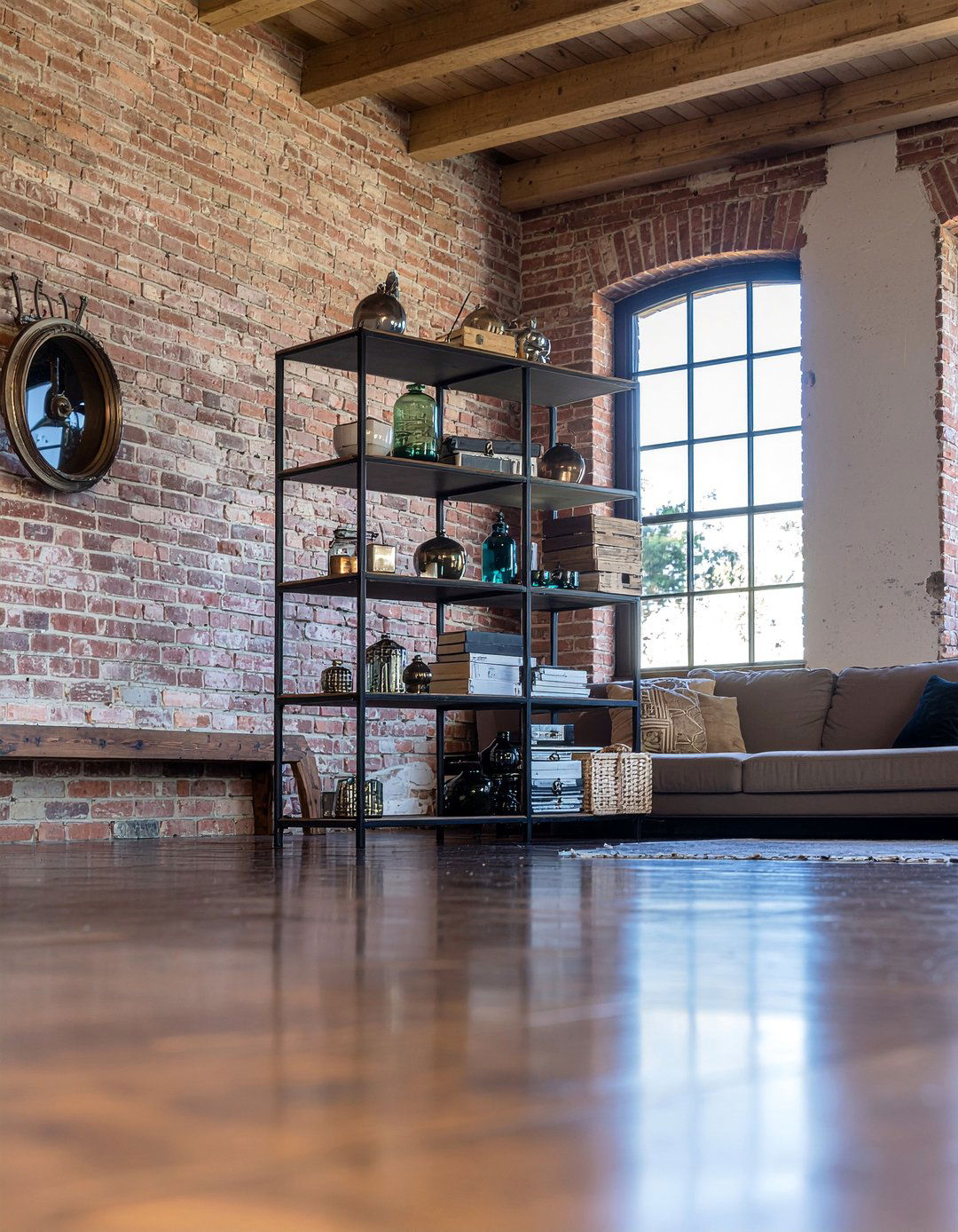 Industrial Metal Shelf Divider - 30 living room bookshelf dividers