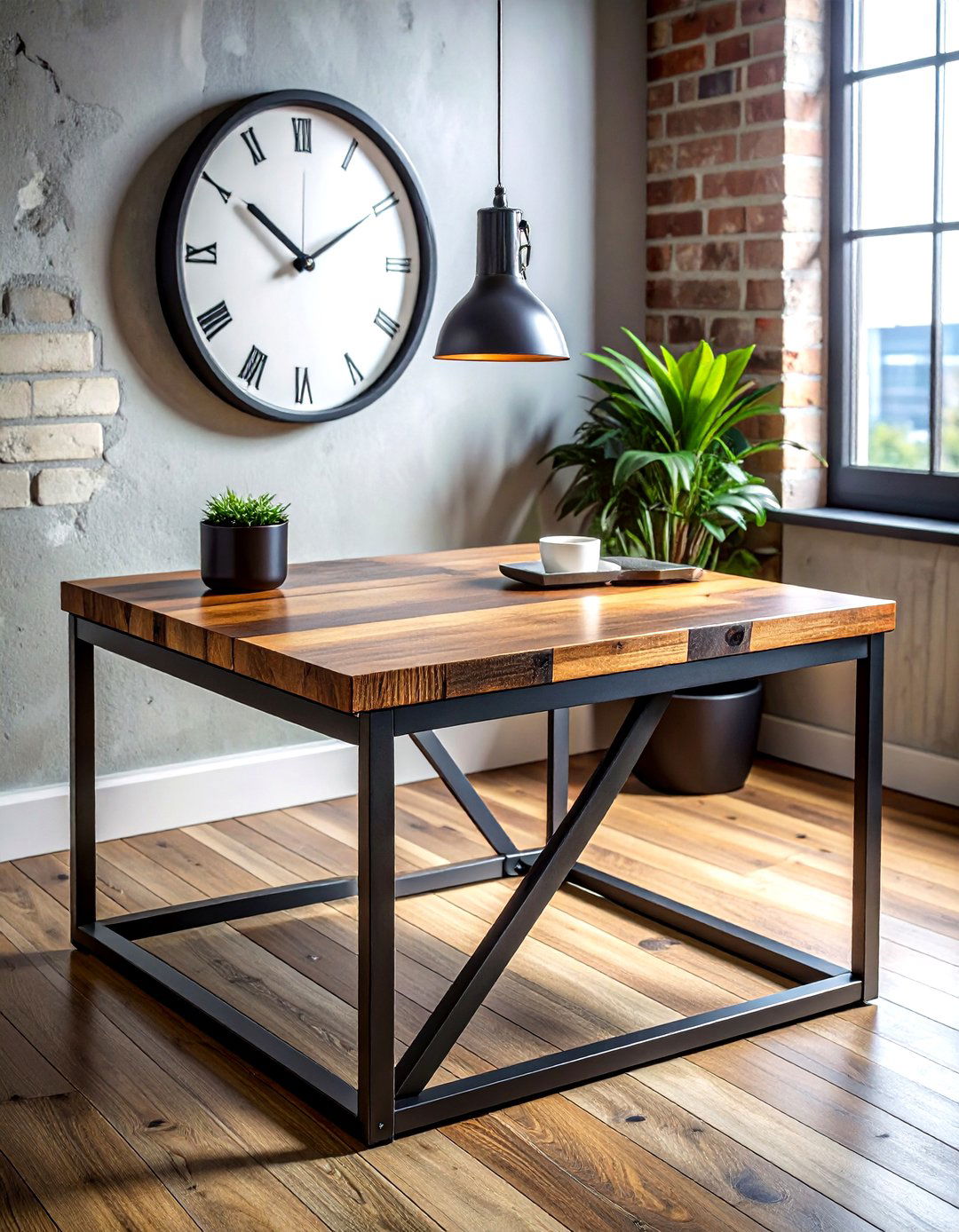 Industrial Metal Side Table - 30 living room side table ideas