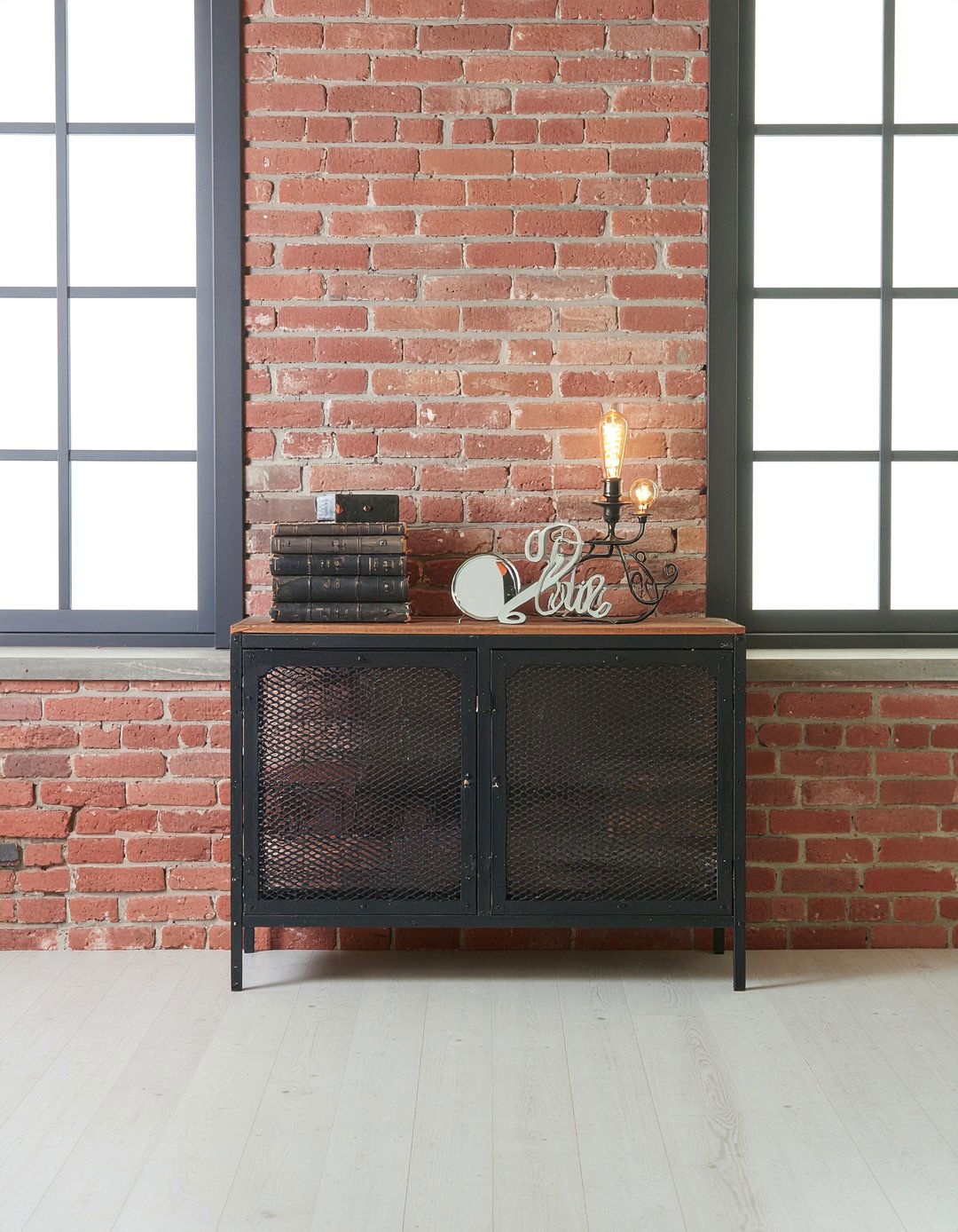 Industrial Metal Sideboard - 30 living room sideboard ideas