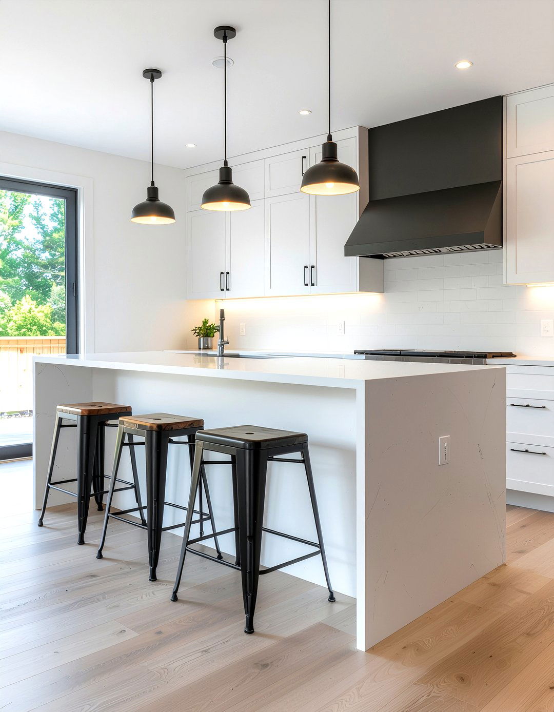 Industrial Metal Stools - 30 interior designer kitchen ideas