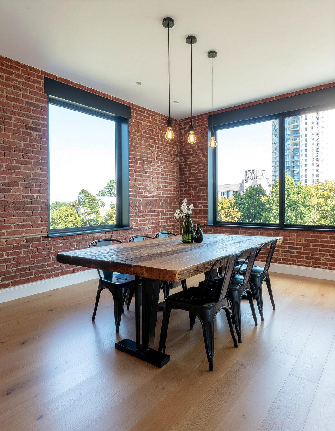 Industrial Midtown Loft Dining - 30 Atlanta dining room ideas
