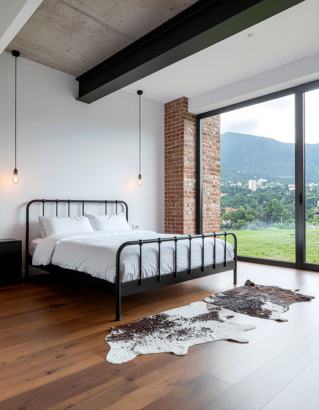 Industrial Mountain Bedroom - 30 mountain house bedroom ideas