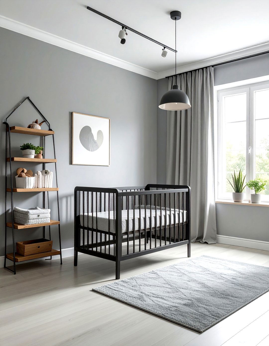 Industrial Nursery - 30 industrial home decor ideas