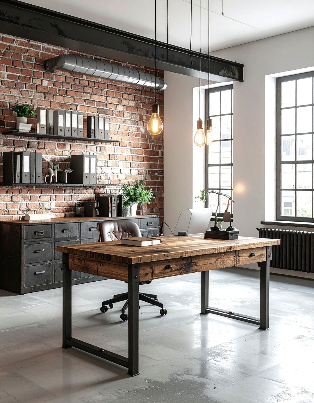 Industrial Office - 30 inspiring office ideas