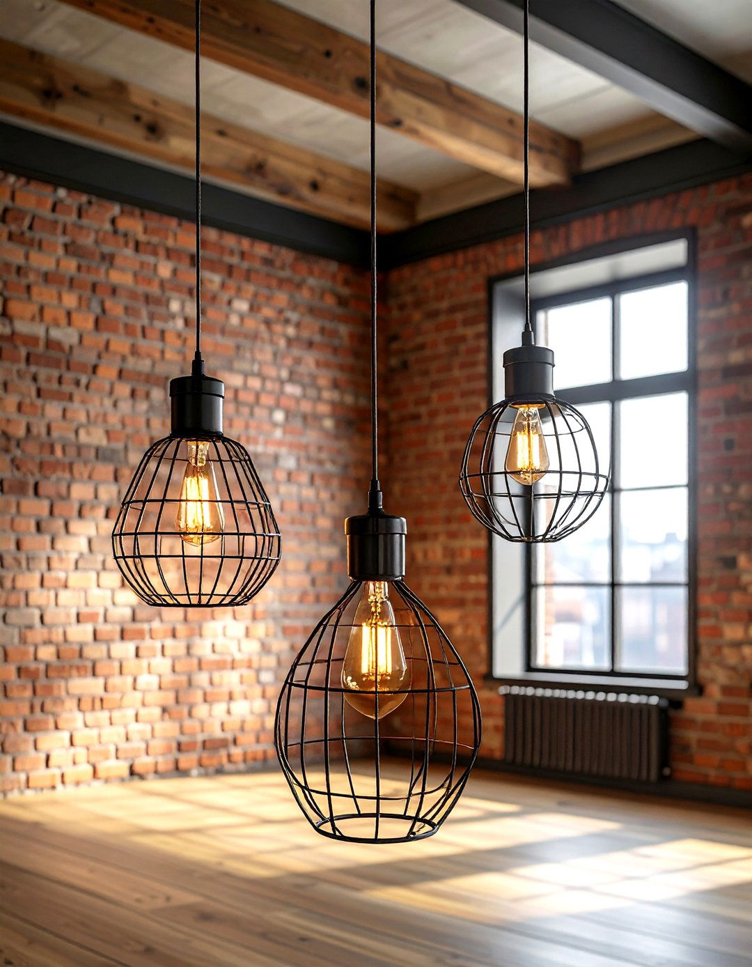 Industrial Pendant Light - 30 focal point dining room ideas