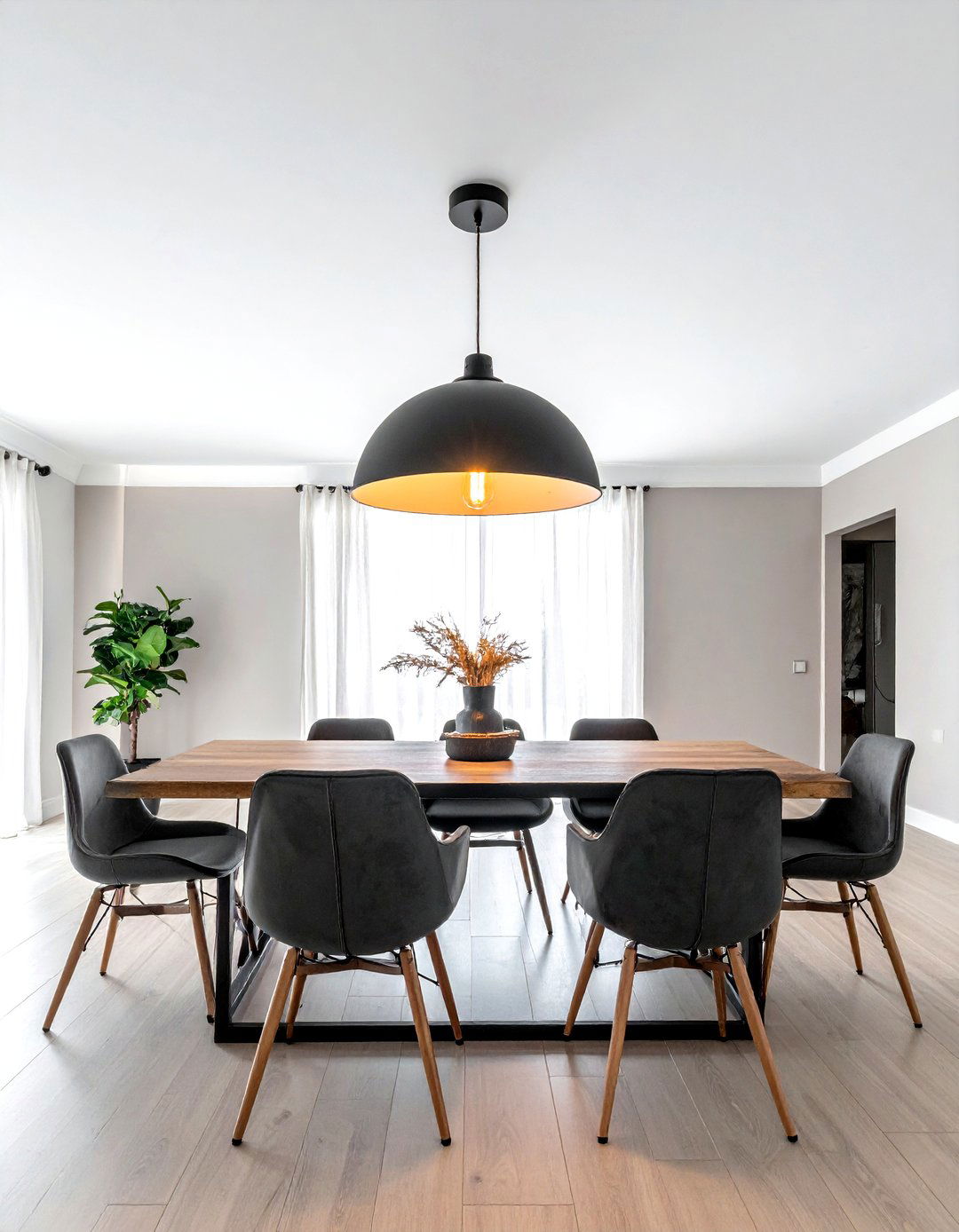 Industrial Pendant Light Fixture - 30 warehouse dining room ideas